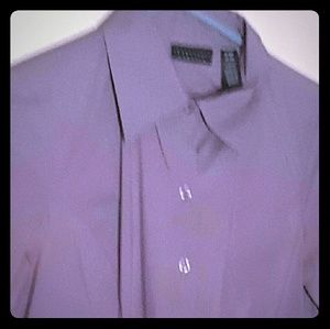 Women's button front dress blouse